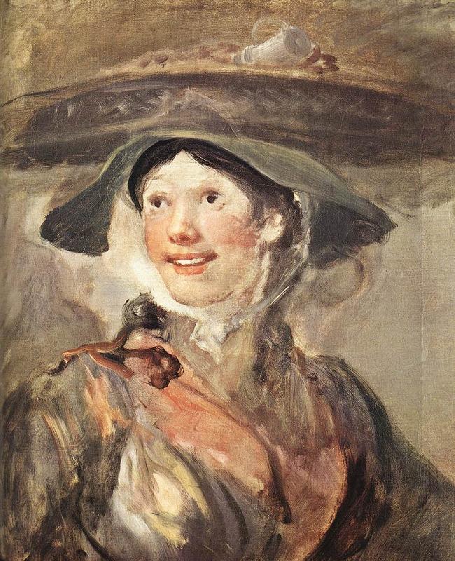 HOGARTH, William The Shrimp Girl sf oil painting picture
